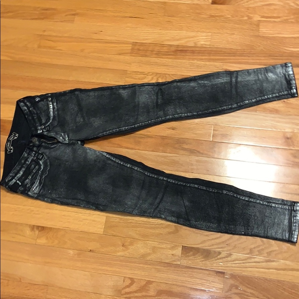 Silver painted Robin’s Jean